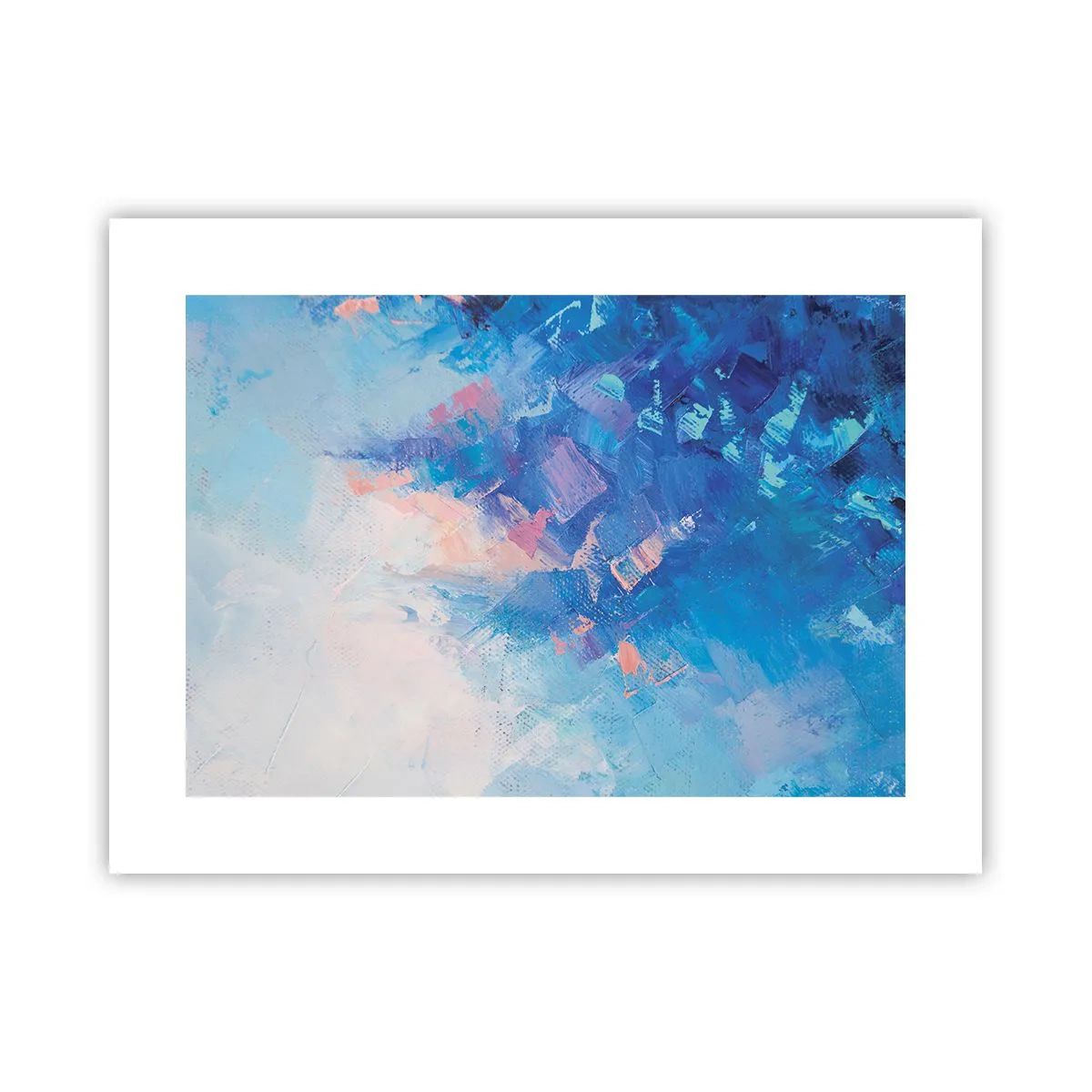 Pôster - Abstração de inverno - 40x30 cm