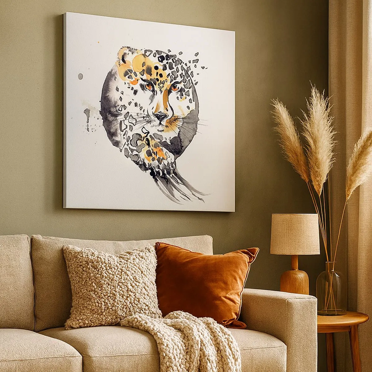 Quadro em tela - Beleza predatória - 30x30 cm