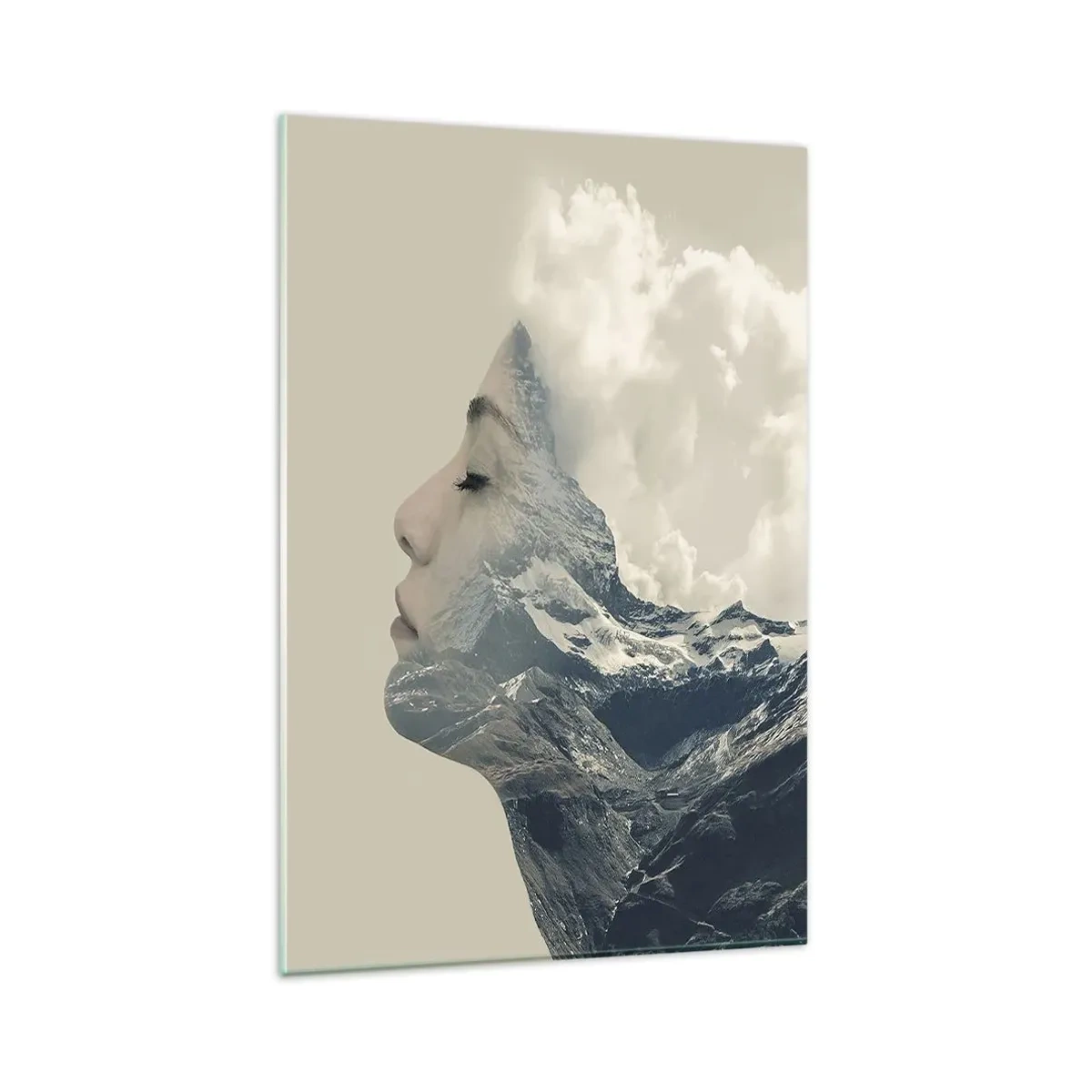 Quadro em vidro - A beleza dos elementos da natureza - 80x120 cm