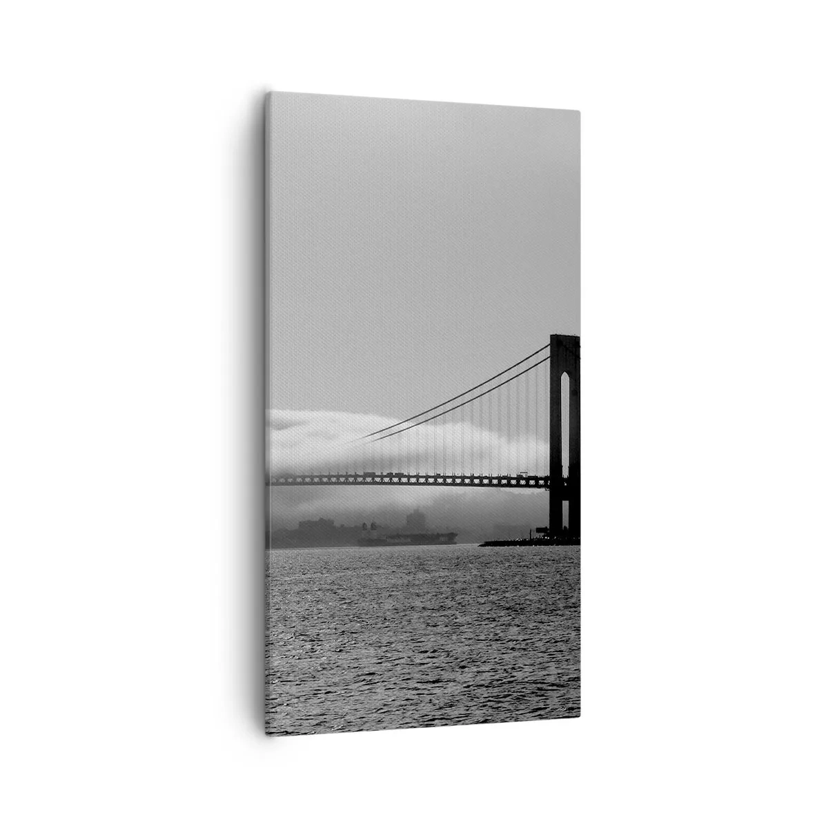 Quadro em tela - Navegando pelo Golden Gate - 55x100 cm