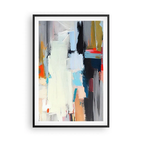 Pôster com moldura preta - Há um método? - 61x91 cm