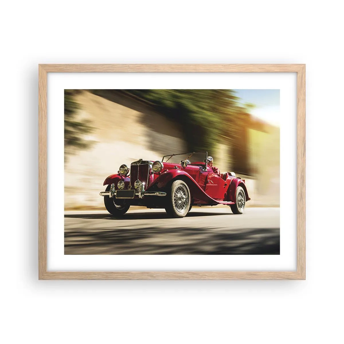 Pôster com moldura de carvalho claro - Mais bonita que a Vitória de Samotrácia - 50x40 cm