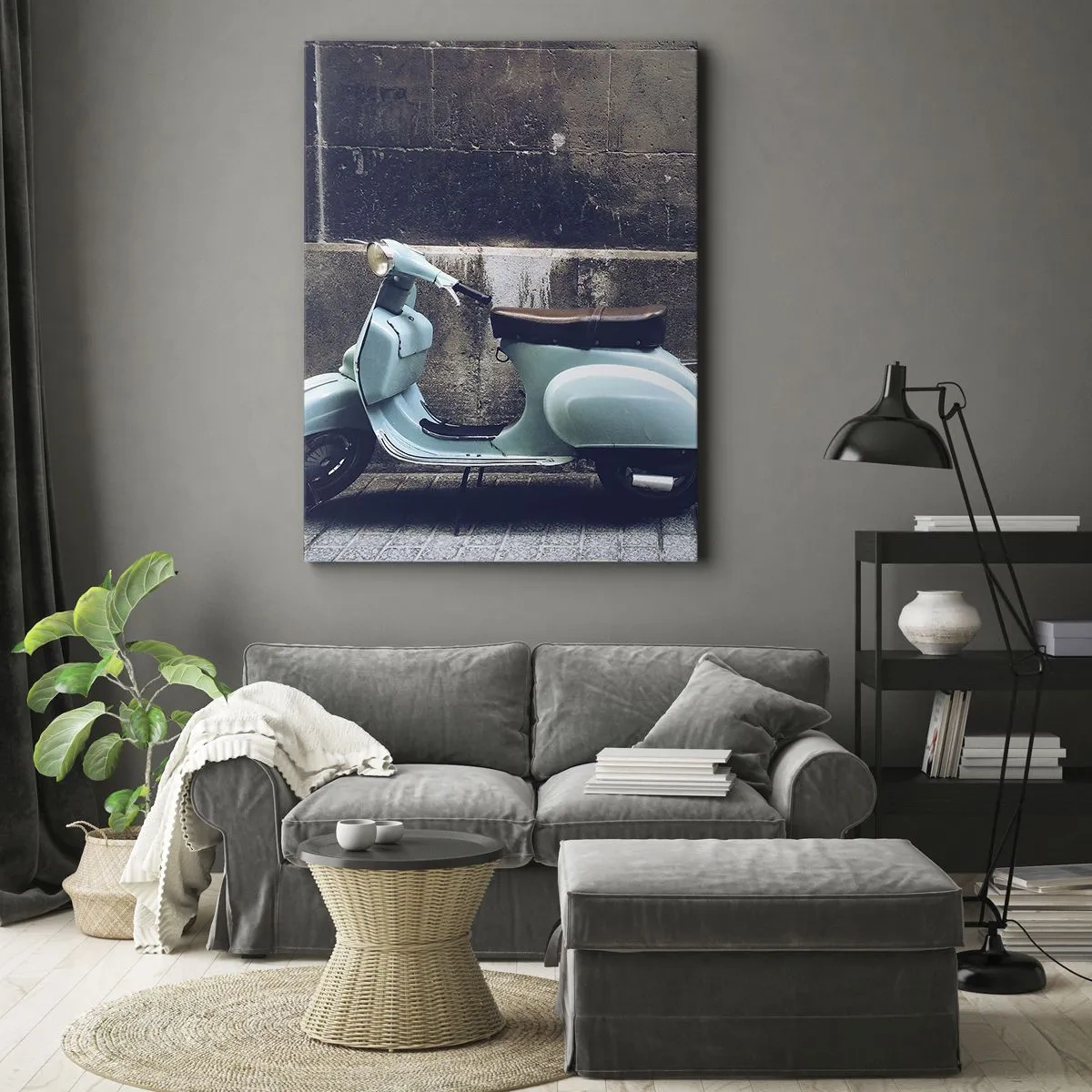 Quadro em tela - Ambiente inesquecível - 50x70 cm