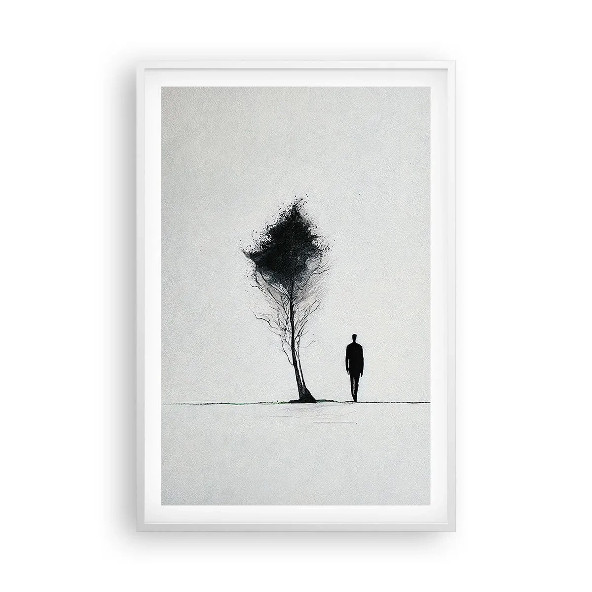 Pôster em moldura branca - Todos nós vagamos - 61x91 cm