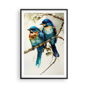 Pôster com moldura preta - Ele ficou ofendido? - 61x91 cm