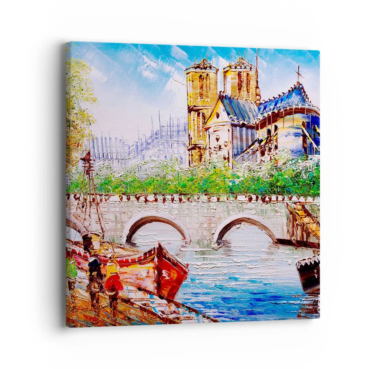 Quadro em tela - Nunca sai de moda - 40x40 cm