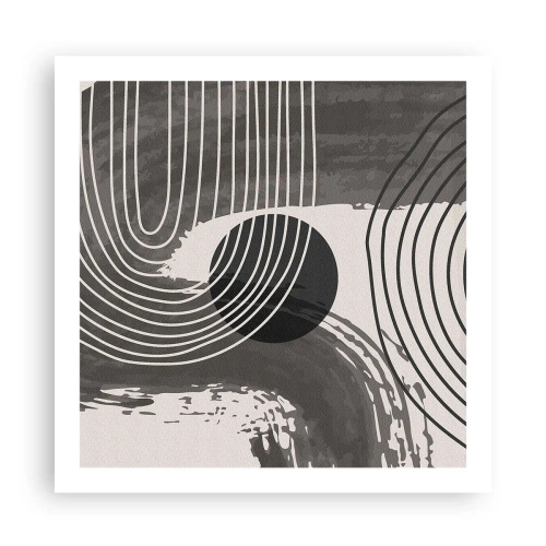 Pôster - O oval vence - 60x60 cm