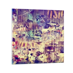 Quadro em vidro - E isso é tudo o que resta - 30x30 cm