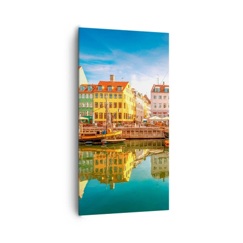 Quadro em tela - Sobre a água tão lisa como um espelho - 65x120 cm