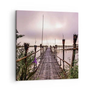 Quadro em tela - Paz e tranquilidade da Ásia - 50x50 cm