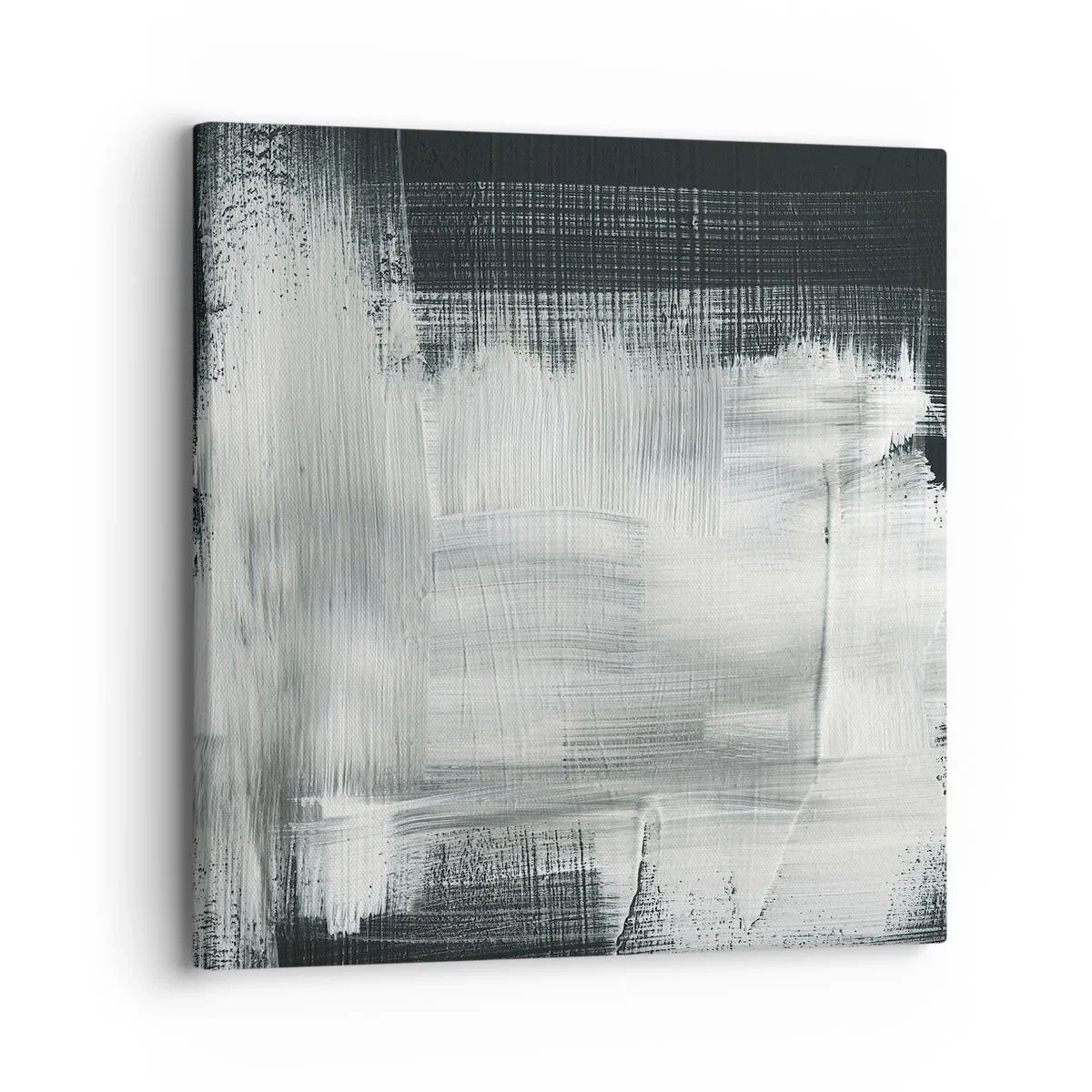 Quadro em tela - Entrelaçado na vertical e horizontal - 30x30 cm