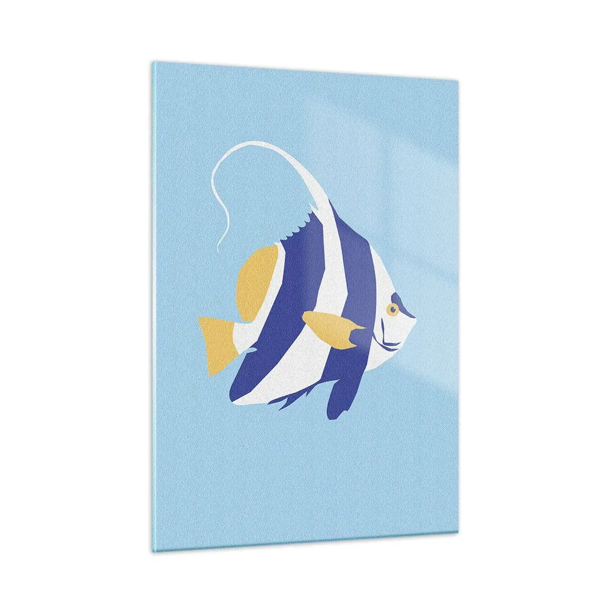 Quadro em vidro - Saudades das águas tropicais - 50x70 cm