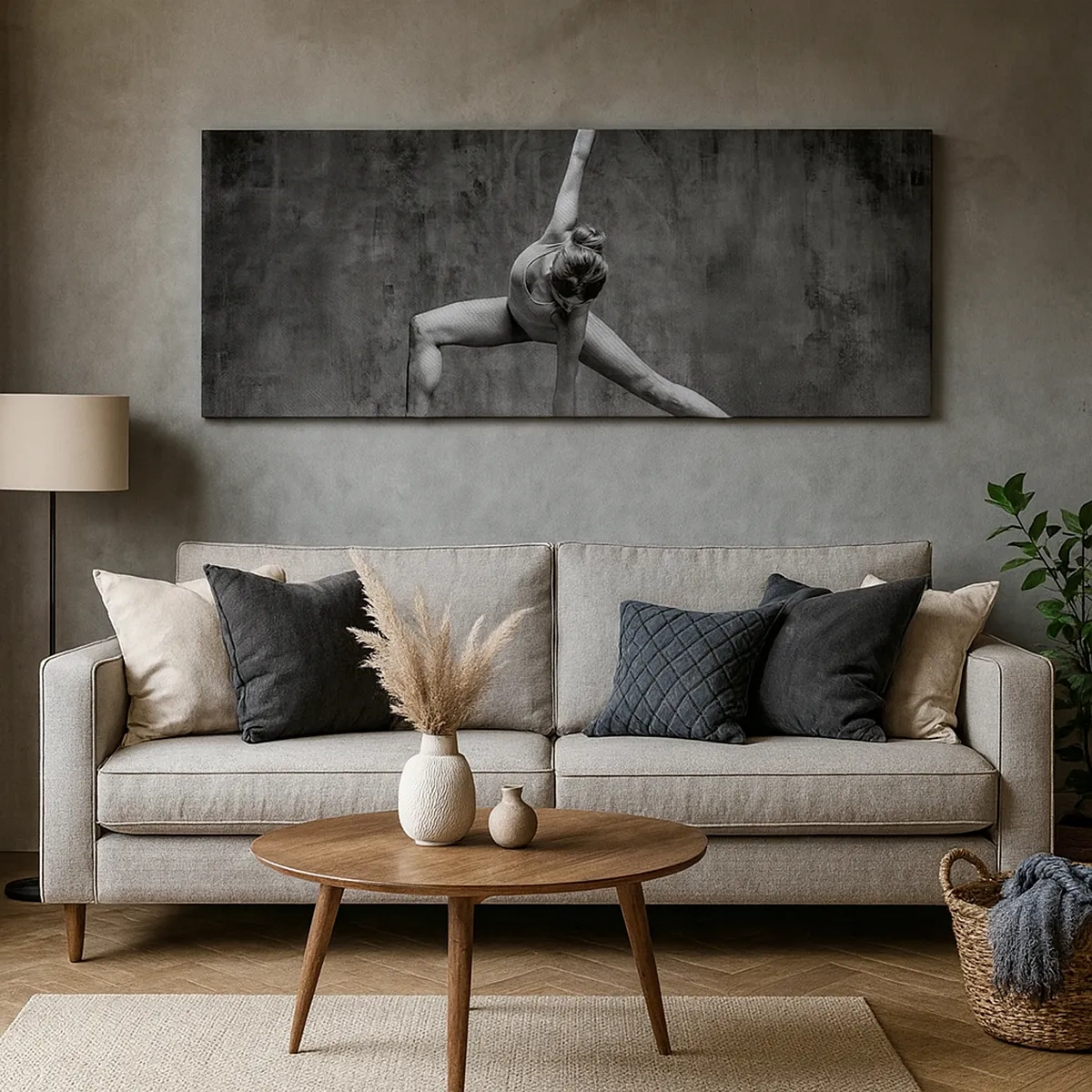 Quadro em tela - O equilíbrio ideal - 30x30 cm