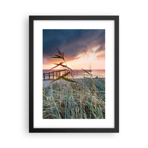 Pôster com moldura preta - O vento não leva - 30x40 cm