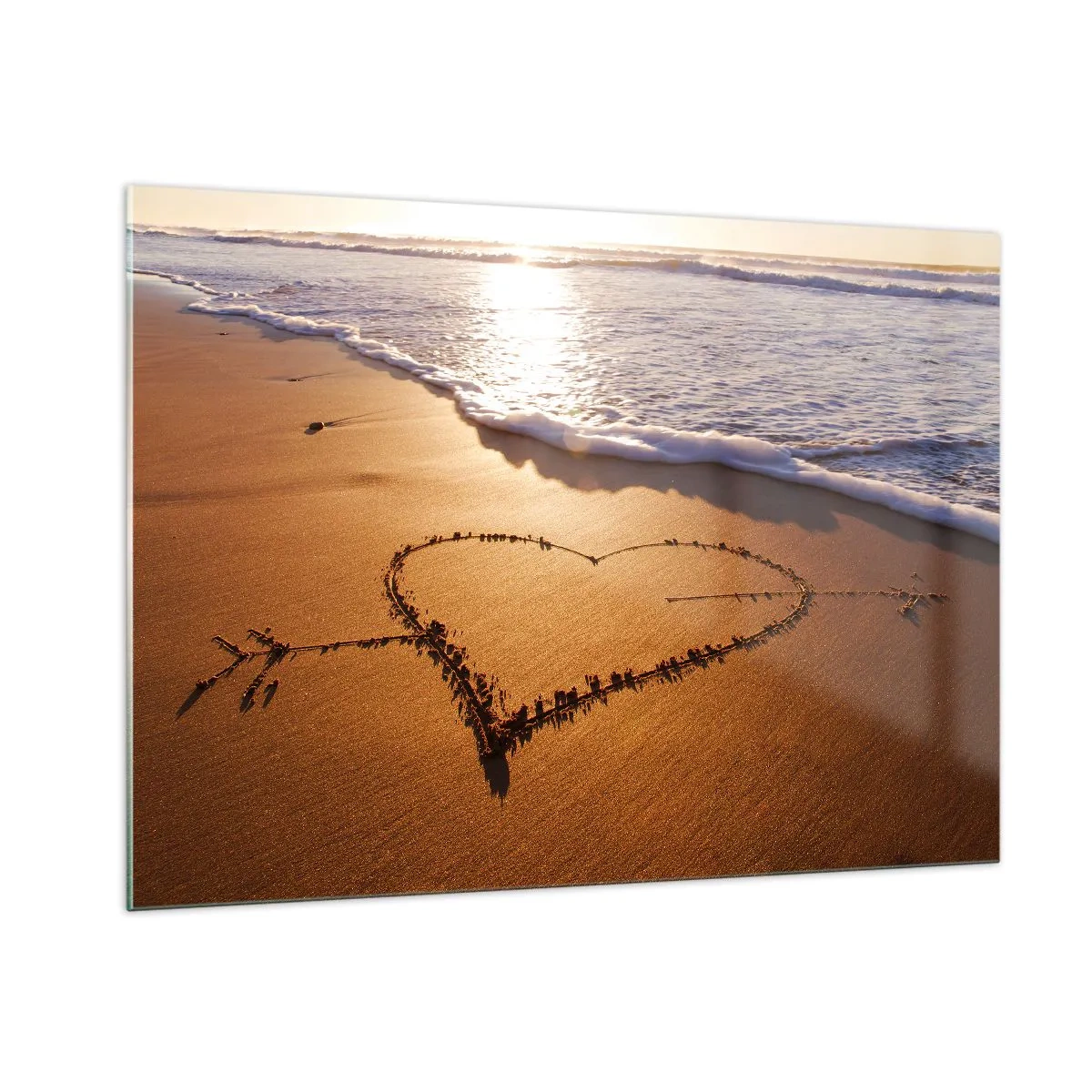 Quadro em vidro - Declaração de férias - 100x70 cm