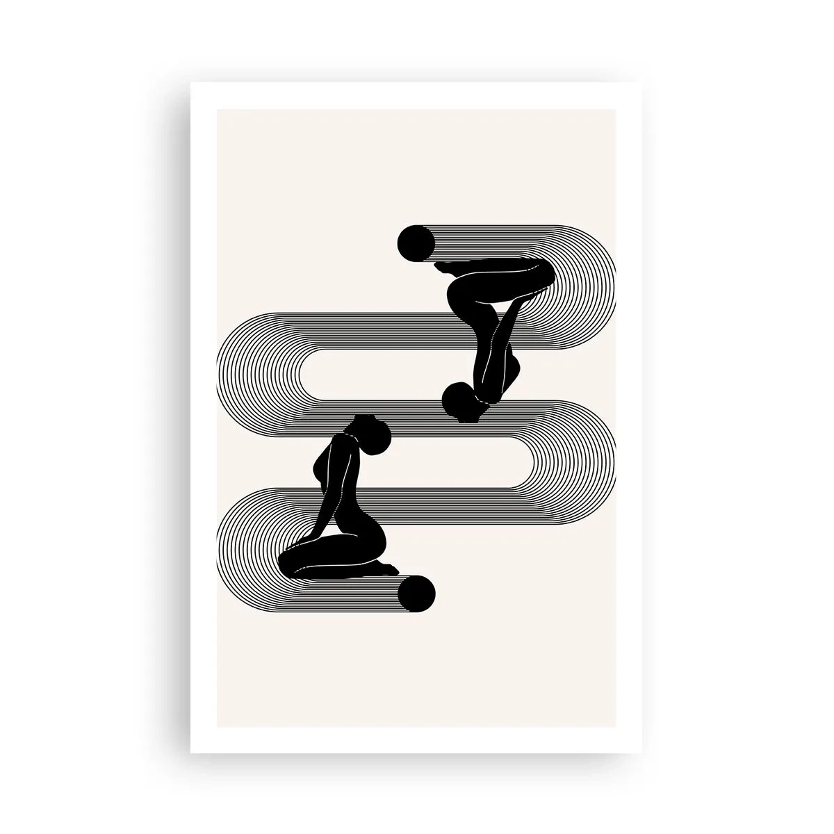 Pôster - Simetria sensual - 61x91 cm