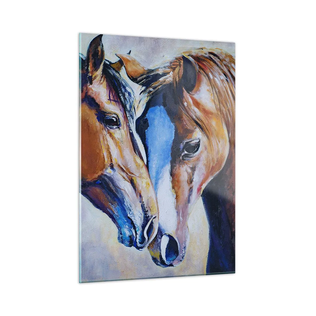 Quadro em vidro - Isso é amizade? Isso é amor? - 50x70 cm