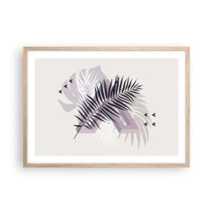 Pôster com moldura de carvalho claro - A sombra de uma sombra - 70x50 cm