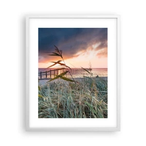 Pôster em moldura branca - O vento não leva - 40x50 cm