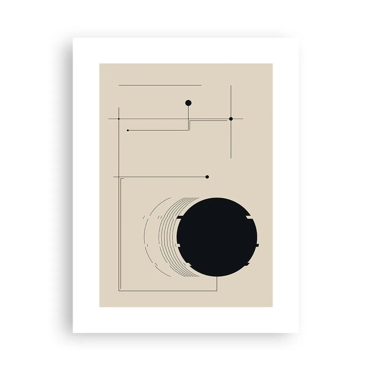 Pôster - Composição flexível e dinâmica - 30x40 cm