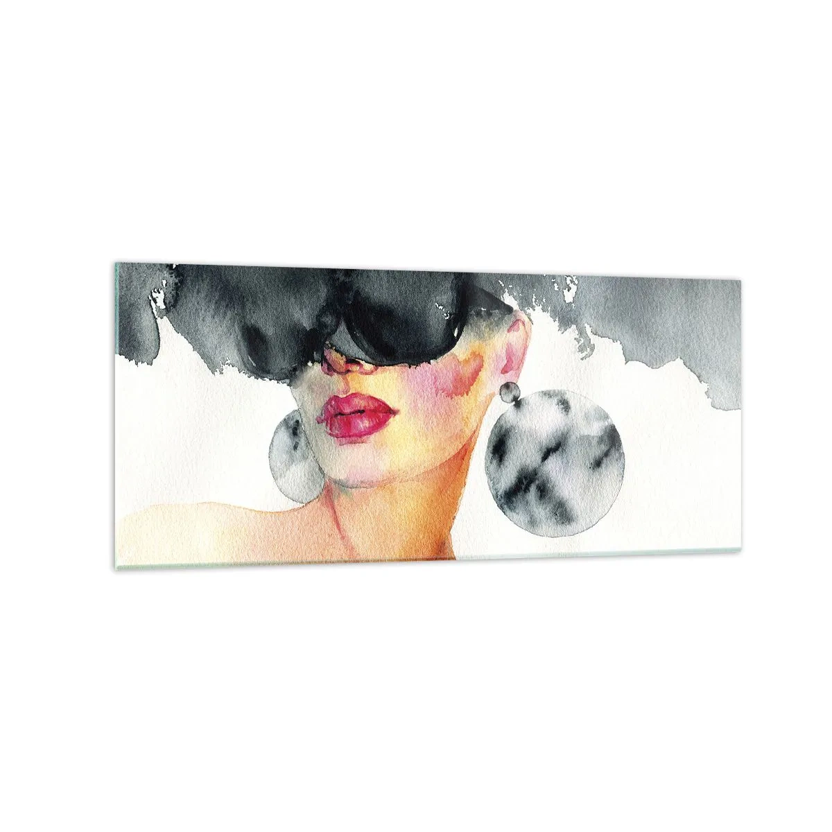 Quadro em vidro - O segredo da elegância - 120x50 cm