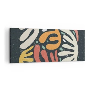 Quadro em tela - Composição – estou prestes a pegar-te - 100x40 cm