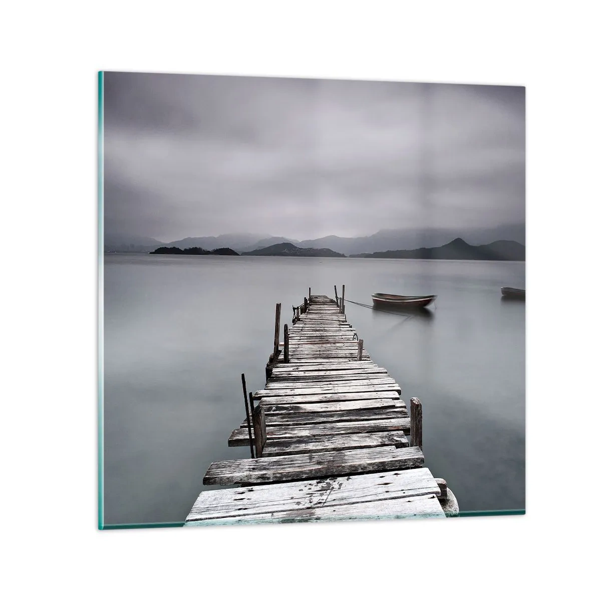 Quadro em vidro - Amanhã pode ir - 50x50 cm