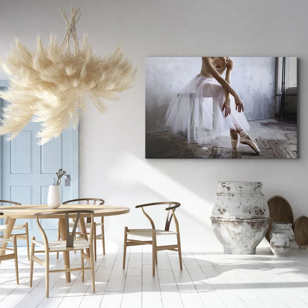 Quadro em tela - Antes das luzes da ribalta ascenderem - 100x70 cm