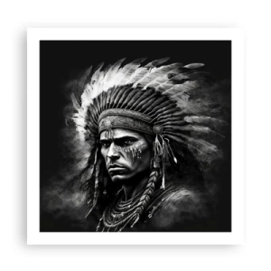 Pôster - Um líder e um guerreiro - 60x60 cm