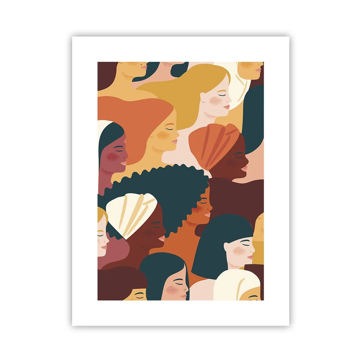 Pôster - Apenas feminilidade - 30x40 cm