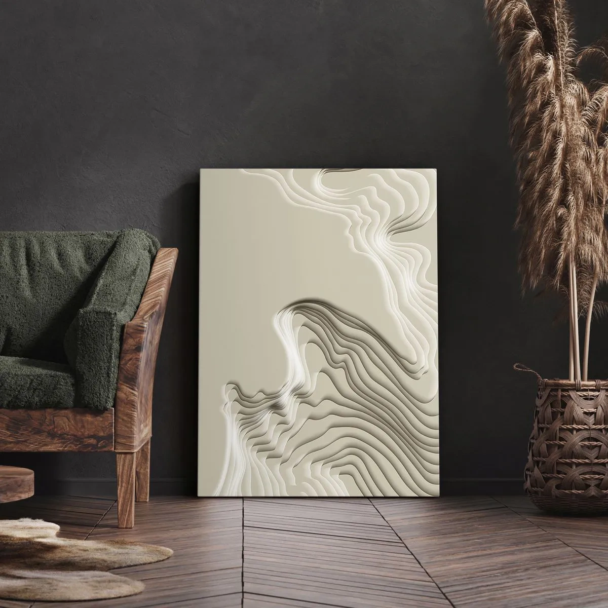 Quadro em tela - Topografia da arte - 45x80 cm