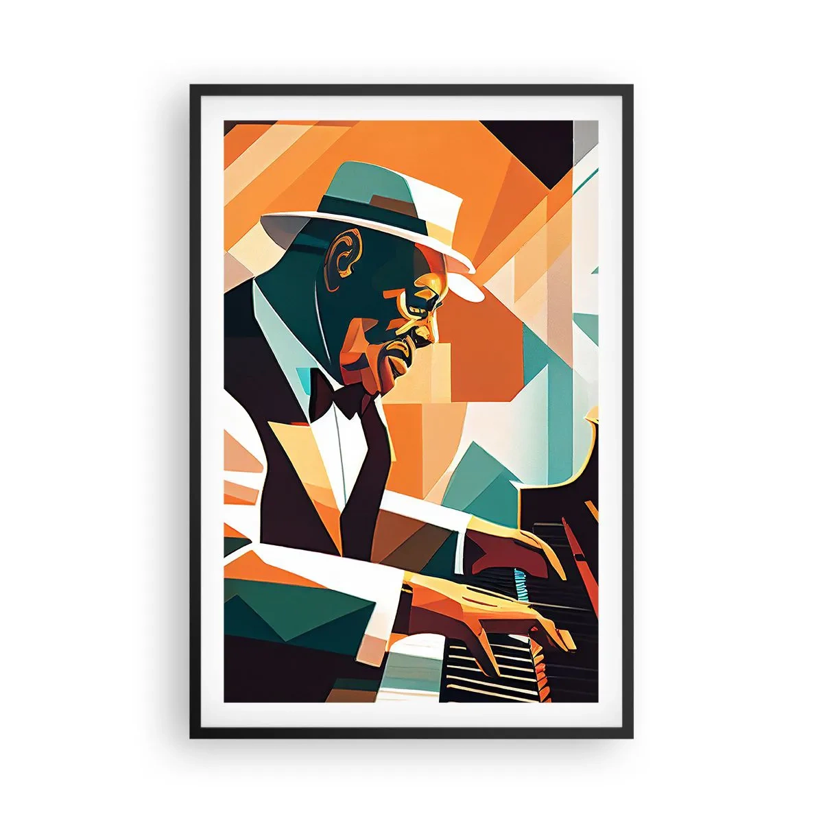Pôster com moldura preta - Todo aquele jazz - 61x91 cm