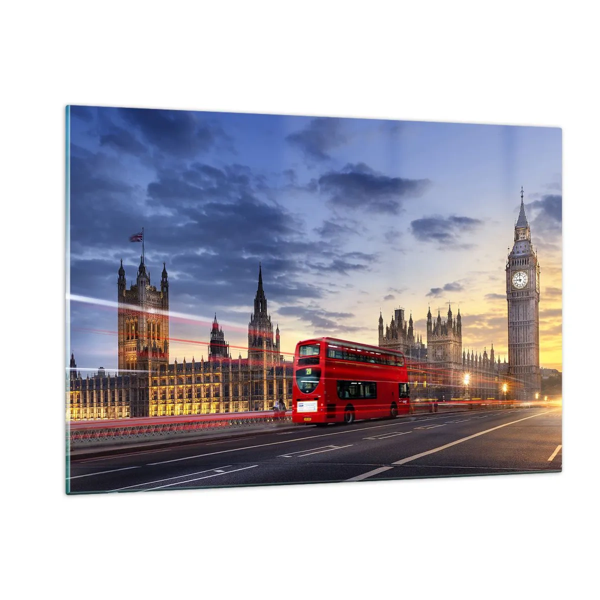 Quadro em vidro - Marcas distintivas - 120x80 cm