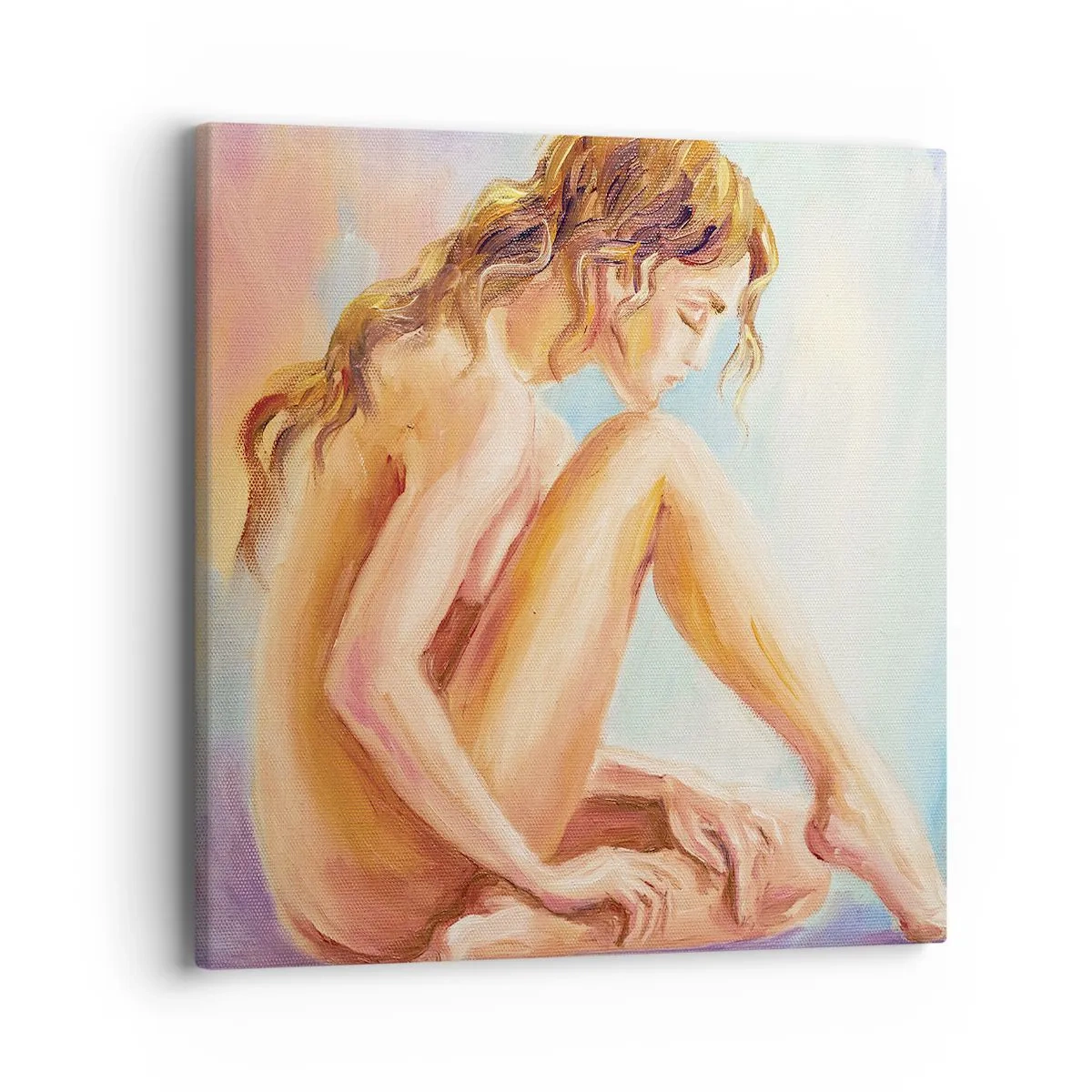 Quadro em tela - Ato de juventude - 40x40 cm