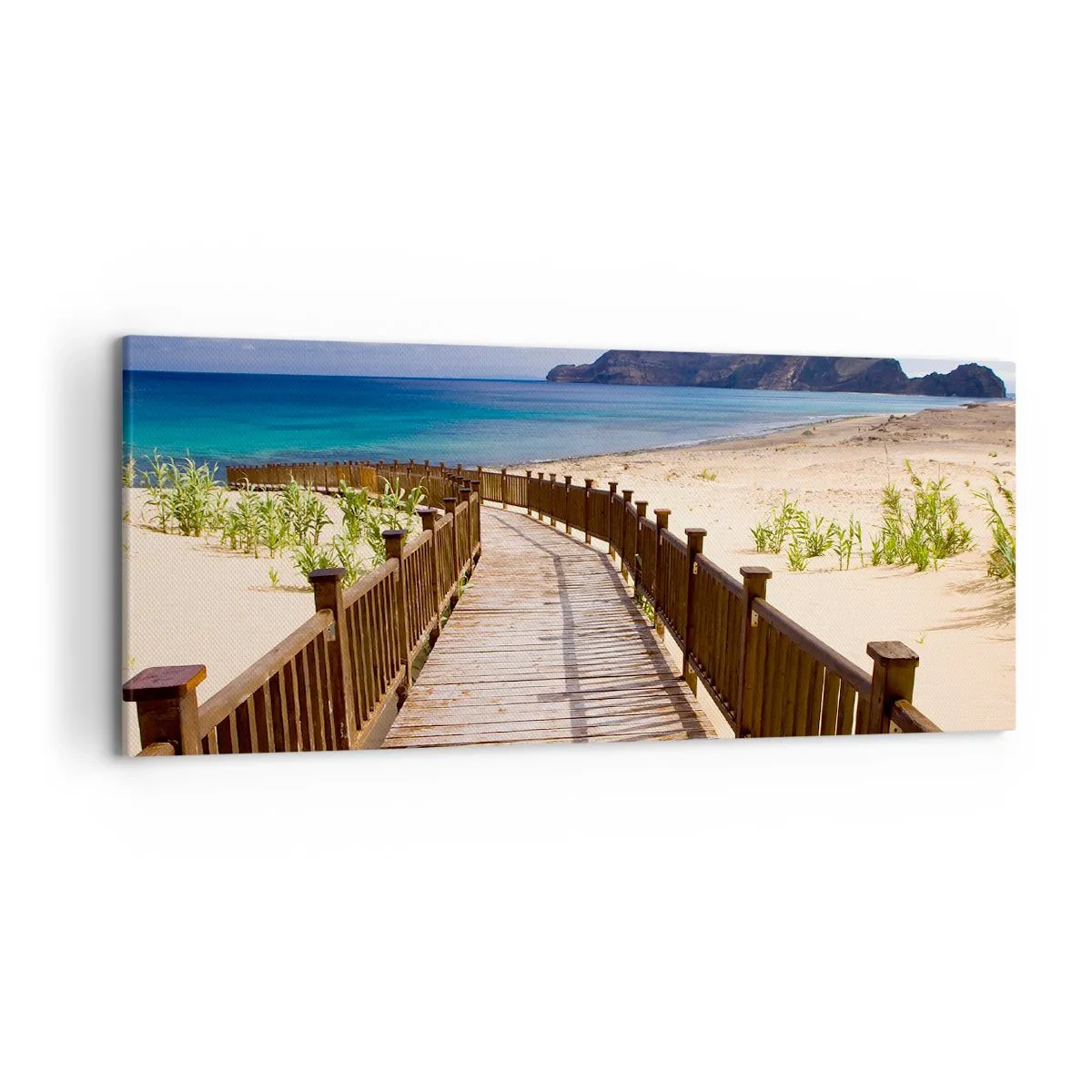 Quadro em tela - Leve-me para as ilhas felizes - 120x50 cm