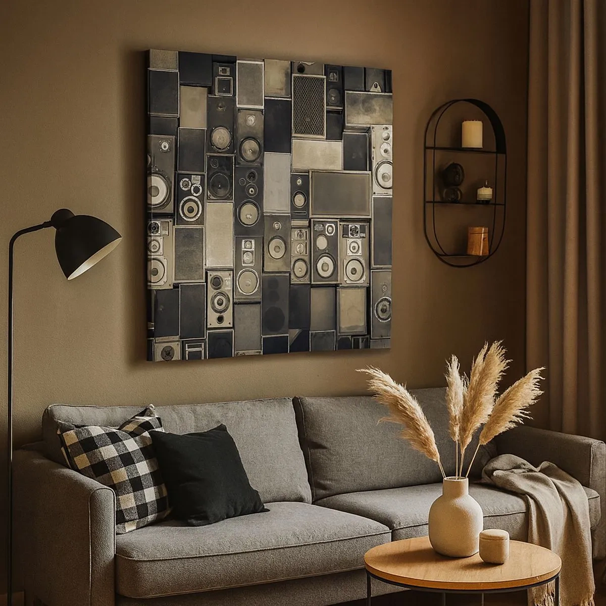 Quadro em tela - Está tudo bem - 30x30 cm