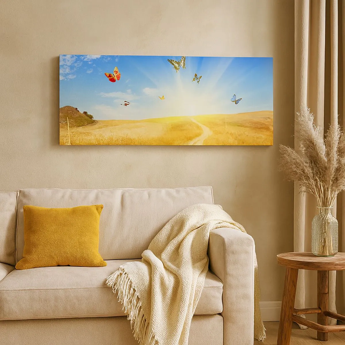 Quadro em tela - E como não amar o verão? - 100x40 cm