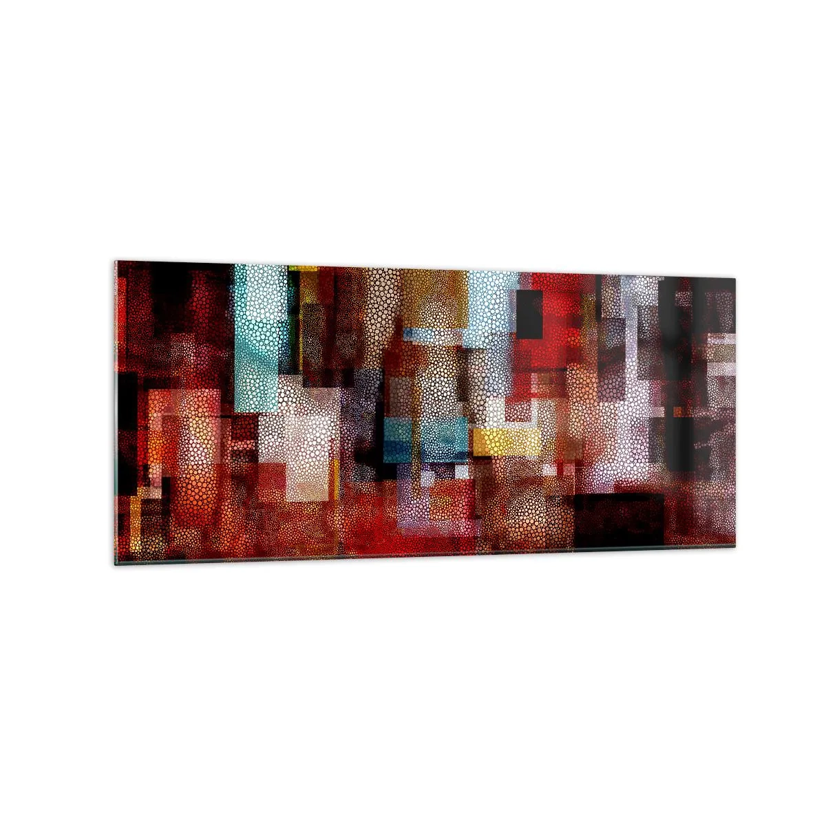 Quadro em vidro - Uma grande confusão - 120x50 cm