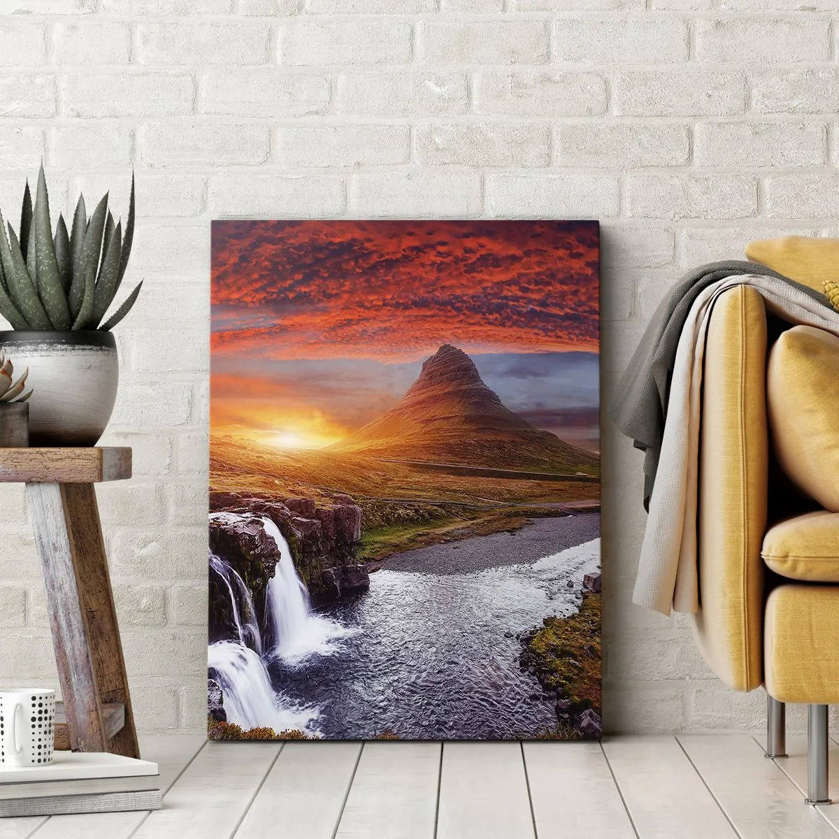 Quadro em tela - A vista da Terra Média - 50x70 cm