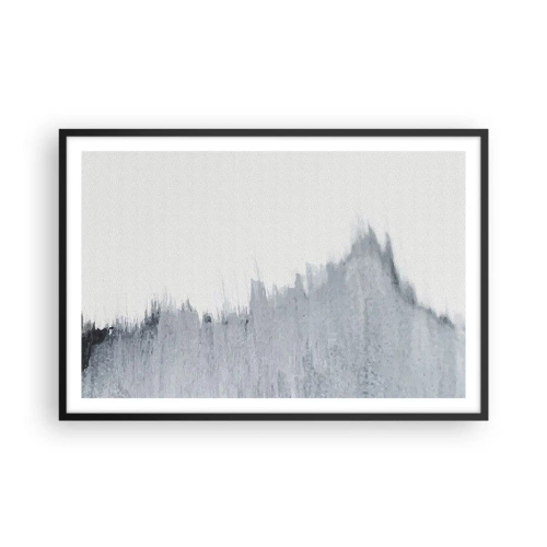 Pôster com moldura preta - Um registo misterioso - 91x61 cm