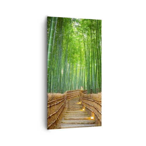 Quadro em tela - A essência da natureza asiática - 65x120 cm