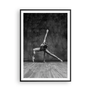 Pôster com moldura preta - O equilíbrio ideal - 70x100 cm