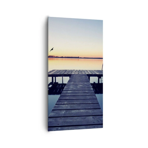 Quadro em tela - Foi um bom dia - 65x120 cm