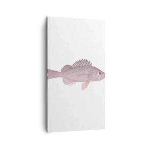 Quadro em tela - Peixe de olhos grandes - 45x80 cm