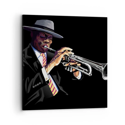 Quadro em tela - Charme da velha escola - 70x70 cm