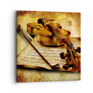 Quadro em tela - Precisa-se de virtuoso - 40x40 cm