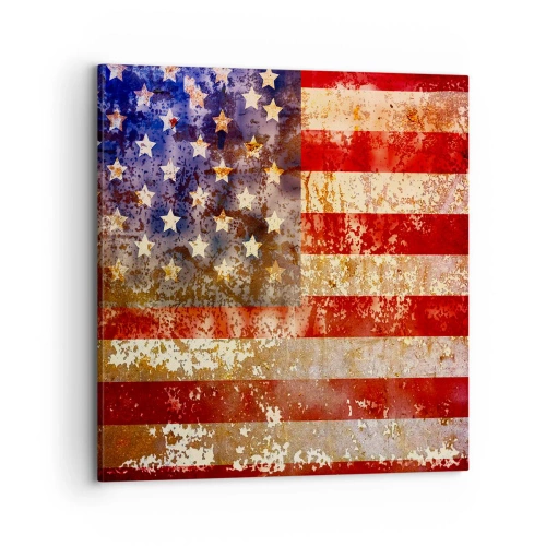 Quadro em tela - A glória não será esquecida - 70x70 cm