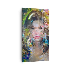 Quadro em tela - Atrás da cortina de ar - 55x100 cm