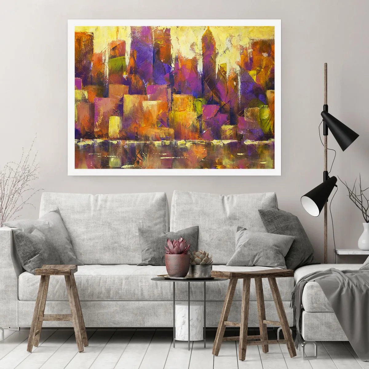 Pôster - Composição metropolitana - 70x50 cm