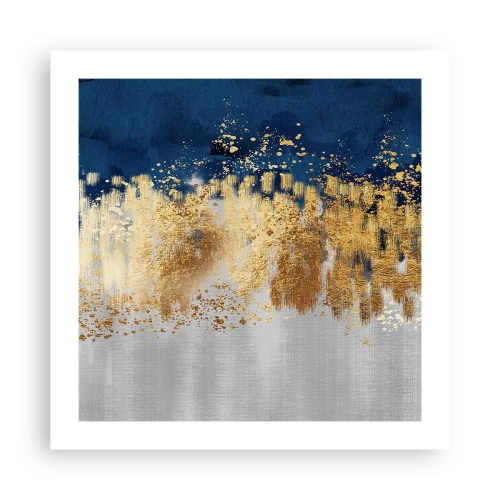 Pôster - Uma composição moderna com brilho - 50x50 cm